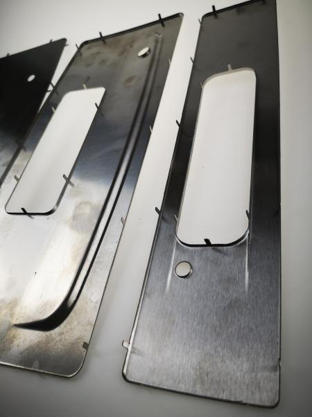 Custom Precision Stamped Metal Faceplates for Industrial Control Panels and Equipment