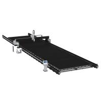 14000mm*500mm Plate Sheet Fiber Gantry Laser Cutting Machine Bevel Cutting Two Z Aaxis Design
