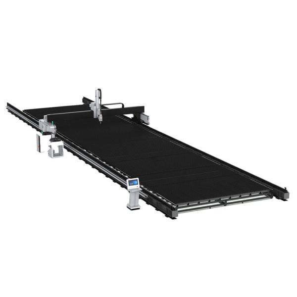 Steel Structure 12000Watt 20KW Large Format Gantry Beveling Laser Cutting Machine 12kw 30kw