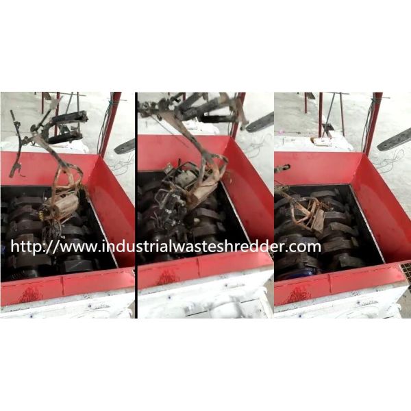 モジュール設計のプラスチック リサイクルのシュレッダー、シュレッダー機械をリサイクルする自転車の貝