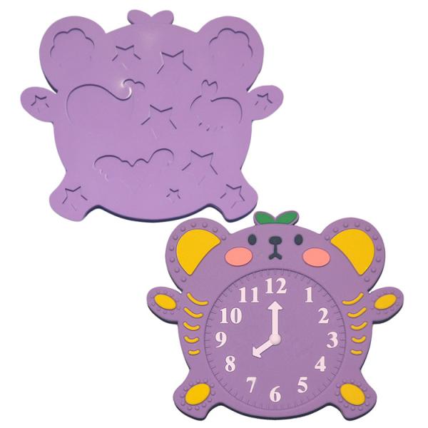 DIY Silicone Baby Teether Purple Sensory Silicone Mordedores For Teething Pain Relief