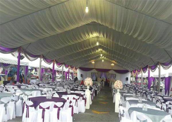 Big Outdoor White PVC Cover Wedding Party Tent for Events Aluminum Alloy Frame