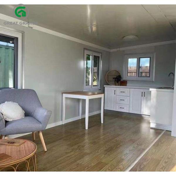 Contemporary Look Expandable Prefab House Steel Structure Independent Living