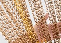Alambre decorativo Mesh Aluminum Chain Link Curtains de la anchura del supermercado los 5m