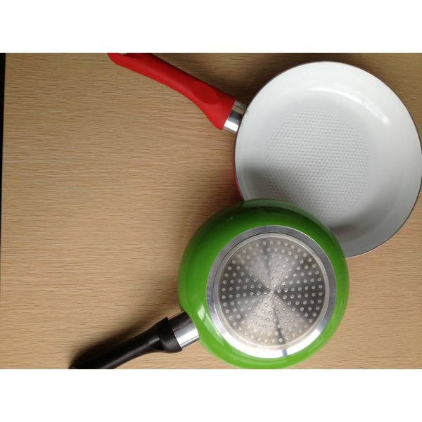 Ручка зеленых/красного цвета 24км керамического покрытия картофеля фри лотка не ручки кремния