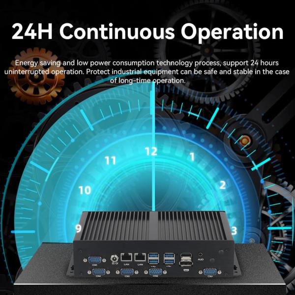 Procesador Intel Core I5-8257U con doble LAN y seis COMs PC industrial