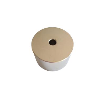 Round  Sintered Neodymium Disc Countersunk Hole Magnets With NiCuNi Coating