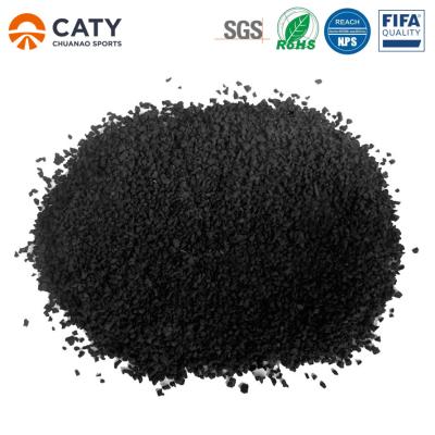 Free-Worry Certification Black Tyre SBR Rubber Granules for Football Field Grass Infill