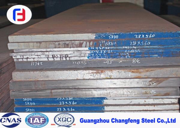 High Carbon SKD11 / 1.2379 Tool Steel Uniform Carbide Particles For Precision Gauge