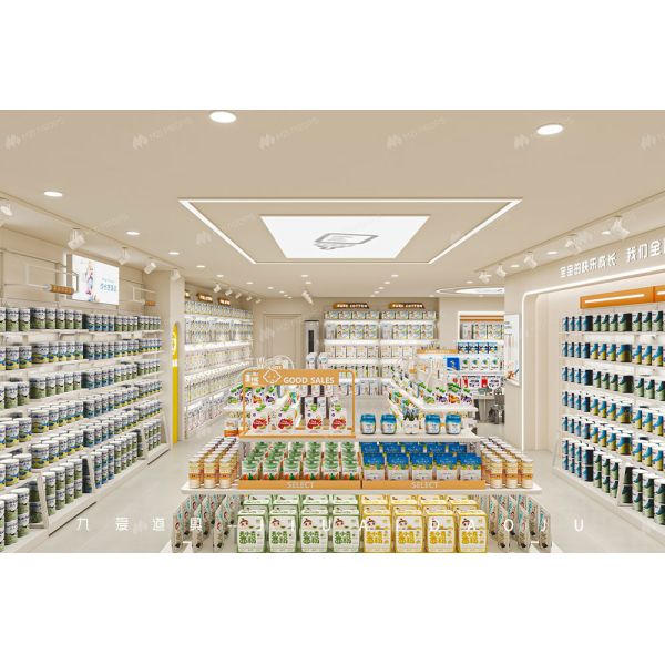 BBC017 Fashionable Shop Showcase Baby Clothing Display Baby Store Shelves For Maternity Shop Decoration