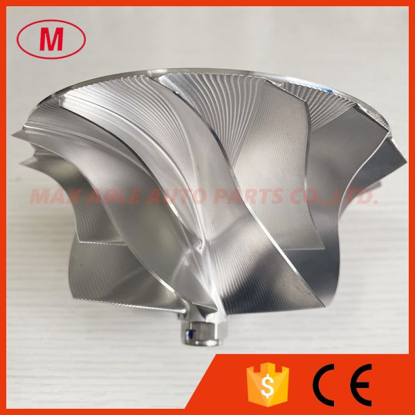 S400 88.80/122.00mm 7+7 blades Point Milling Inverse Curve Performance turbo Aluminum 2618/billet compressor wheel