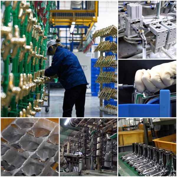 Eurpoean Luxury SS304 Exposed Valve Showers Hot Cold Shower Head Combo Set