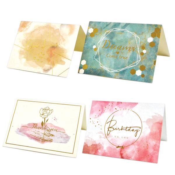 Tarjeta de felicitación de Navidad Flores blancas secas Deseos de regalo Tarjeta de mensaje para decoración DIY