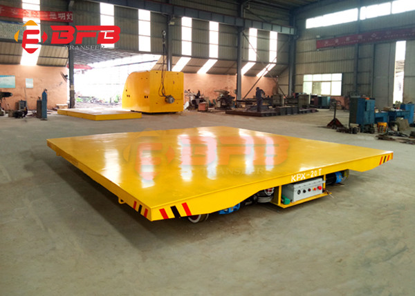 30 Tons Wireless Mould Workshop Rail Transfer Cart