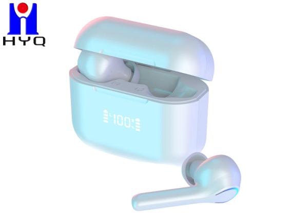 V5.0 True Wireless Stereo Earphone USB C Fast Charger LED Light Bluetooth TWS Headphone
