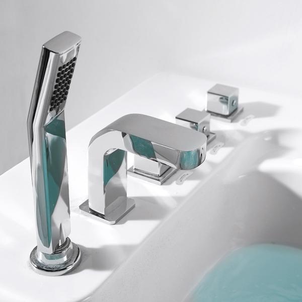High Gloss Acrylic Whirlpool Bathtub Massage M1812 3C Certificate