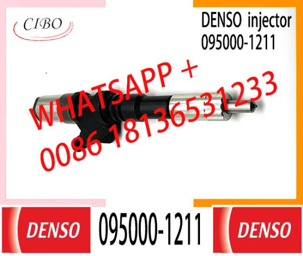 Inyector de combustible caliente de la venta 095000-1211 para el motor SA6D125E del excavador PC400-7 PC450-7