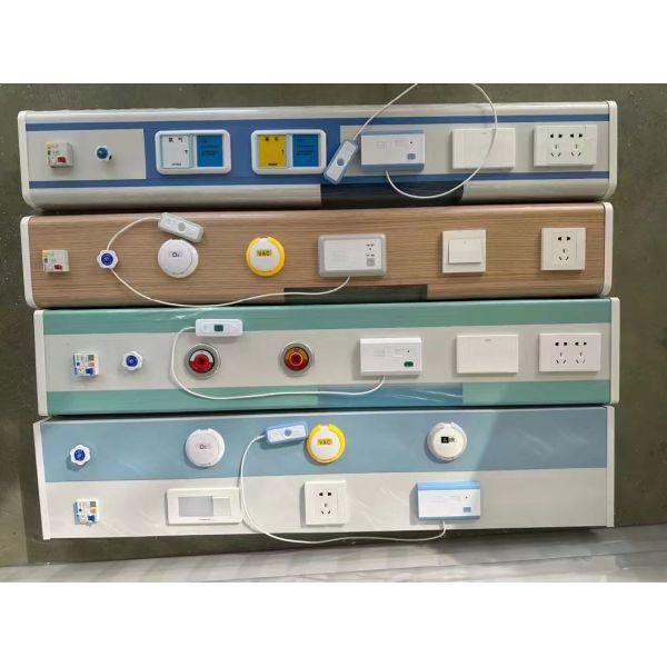 OEM Aluminum Alloy Medical Gas Supply Horizontal Bed Head Unit