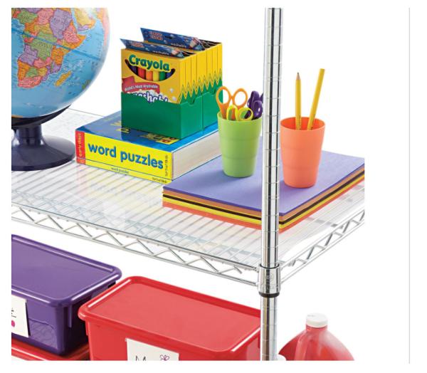 3 Tier Lightweight Home Wire Shelving Rack Unit Garage Storage Organizer