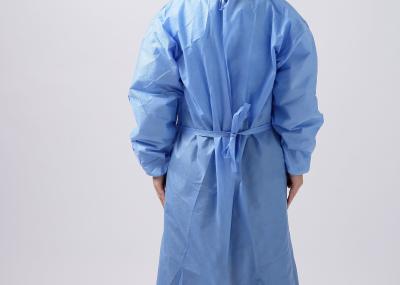 Non Woven Breathable 15g Xl Disposable Surgical Gown Durable Not Fade