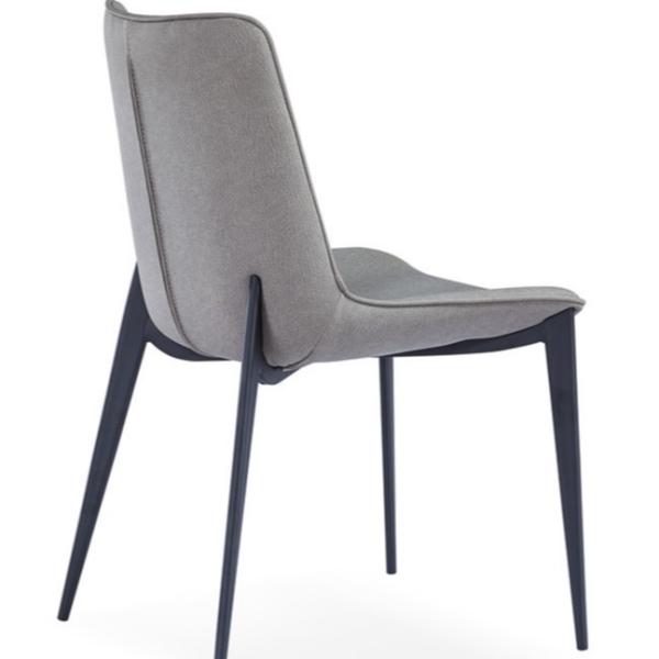 Black Painted Frame 46cm Metal Restaurant Chairs