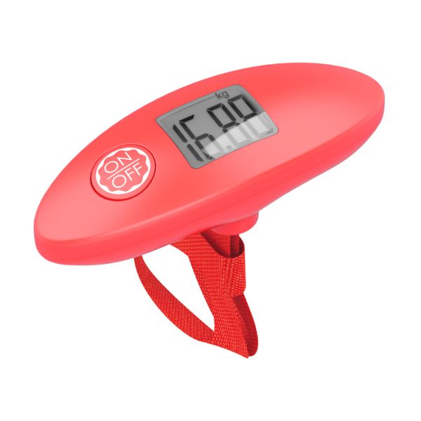 Conveniently-Sized and Easy-to- Mini Digital Scale for Luggage With Strap Button Battery Included