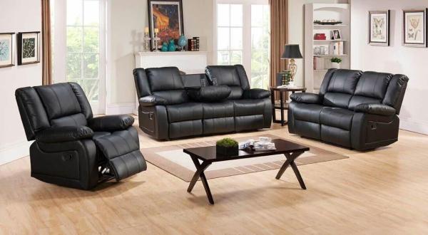 PU leather recliner sofa 1+2+3 1018