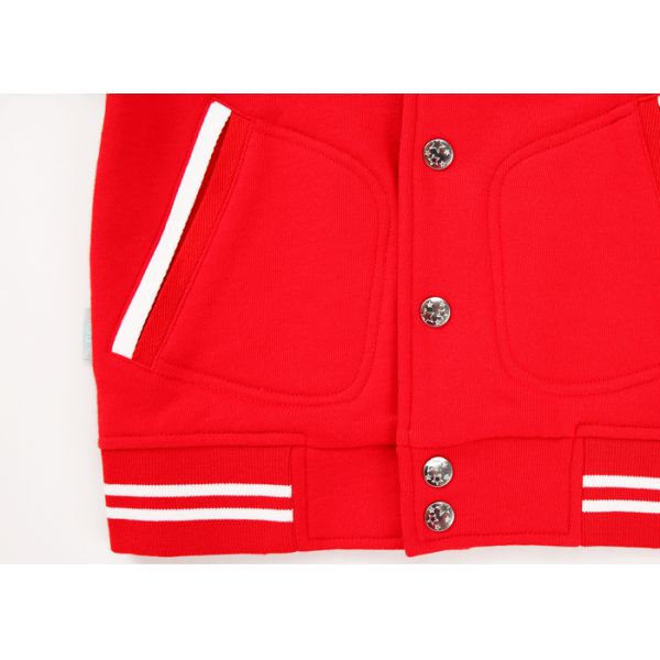 Spring / Fall Kids Girls Clothes Children'S Baseball Jackets Fashion Rubber Print