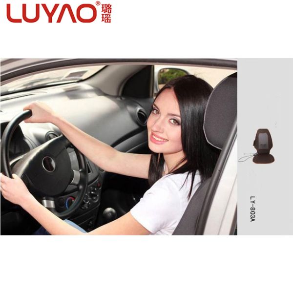 Whole Back Up And Down Massage Seat Cushion ABS And PU Leather Material