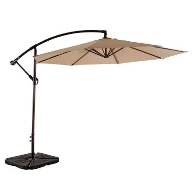 Guarda-chuva dobro 3M Cantilever Parasol Manual do pátio do restaurante aberto