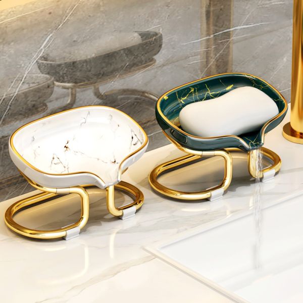 Decoración de cerámica esmaltada del contador del cortijo del dispensador del jabón del cuarto de baño