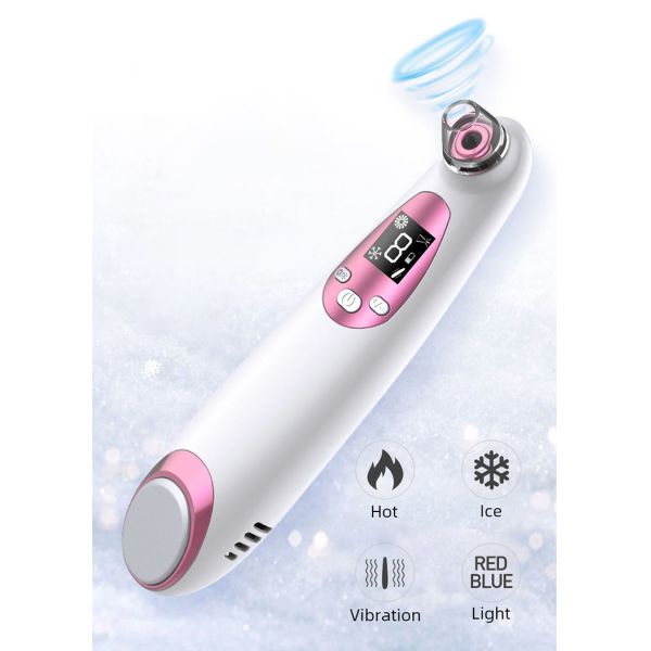 Hot Ice Switch 8.8W Acne Remover 60kPa Vacuum Suction Beauty Device