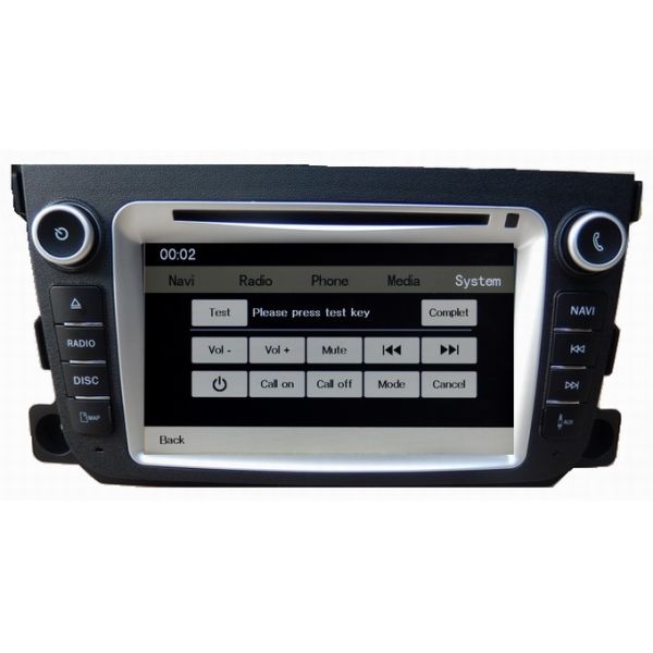 Ouchuangbo Auto DVD System for Mercedes Benz Smart Fortwo 2010-2013 GPS Nav Multimedia Stereo USB iPod TVOCB-1506