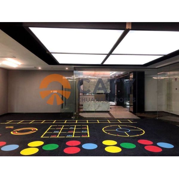 Alfombras de suelo de caucho antibacteriano no tóxico resistente al desgaste