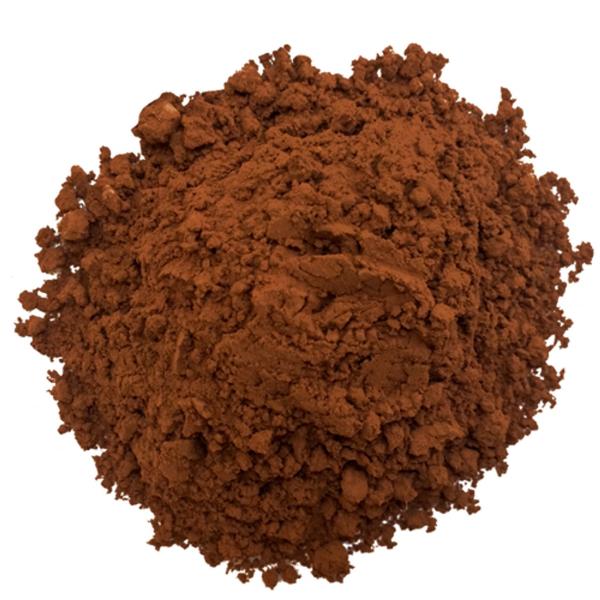 Poudre de cacao alcalinisée naturelle, brun rouge, pour desserts, approuvée par la FDA