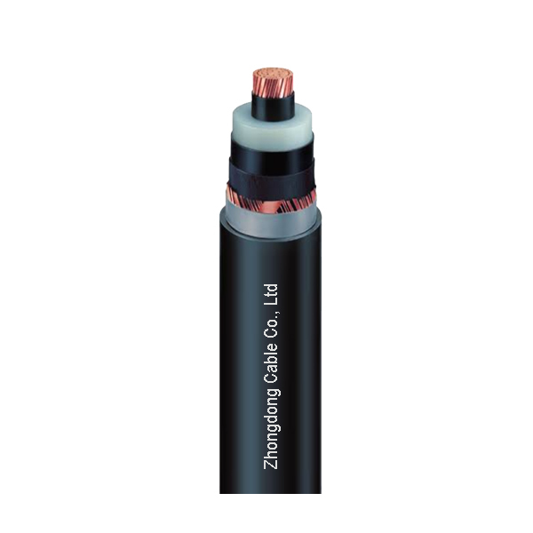 Single Core HV High Voltage Power Cable  2XS(FL)2Y CU/XLPE/CWS/STA/PVC