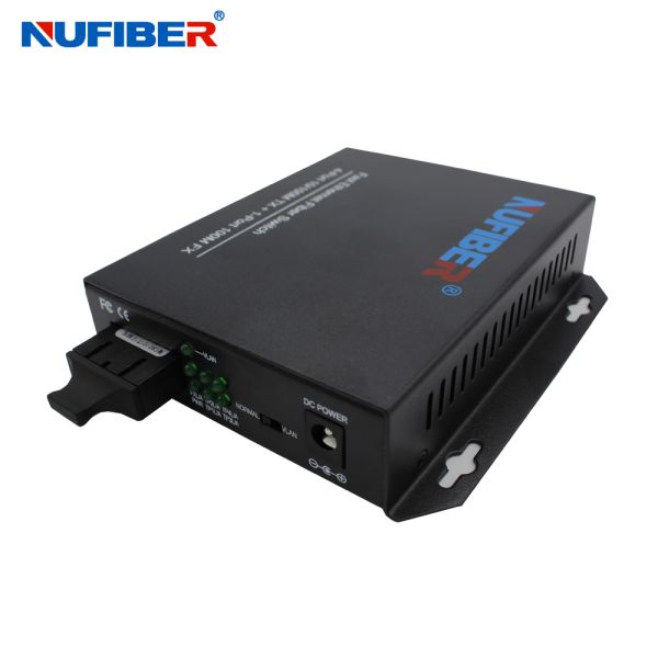 100M 4 Port Ethernet Switch , 1310nm 20km Optical Ethernet Switch
