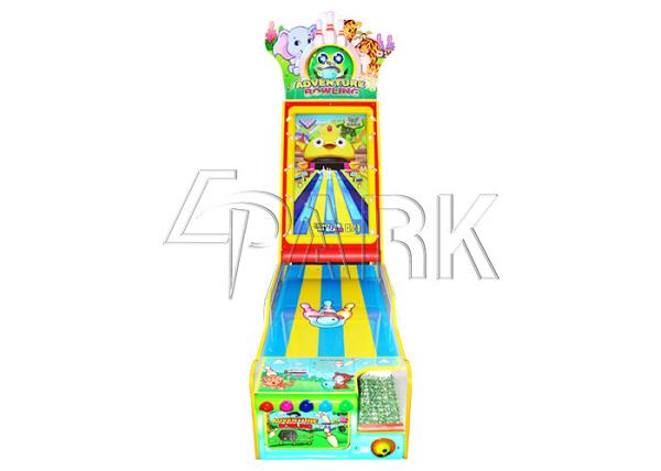 Individual Bowling Single Player Amusement Game Machines Coin Pull For Holiday Resort
