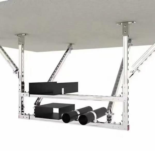 Commercial Air Duct Seismic Bracing Pipe Supports Antirust Galv Steel