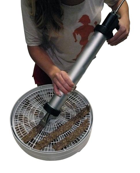 Food Grade Aluminum Jerky Squeeze Gun With 2 Nozzles BC-4995-1-15inches