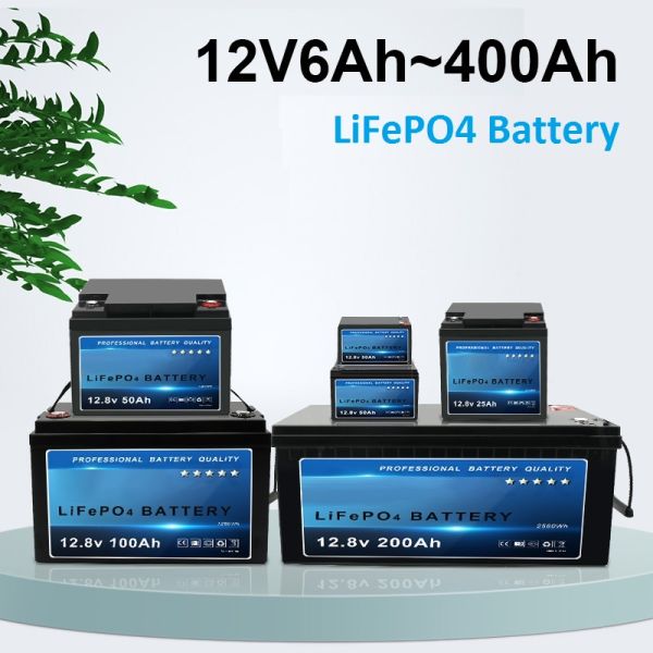 12v LiFePO4 Lithium battery pack 200ah with BMS for Solar Energy RV Truck Camp Boats Forklift