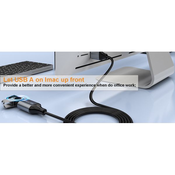 Data Transfer USB 3.0 Type A Male To Type A Female Extension Cable Adapter