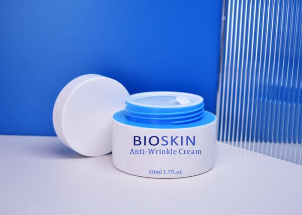 Custom Soft Touch 50ml 2OZ Cylinder Mono Plastic Cosmetic Jar As Sustainable Packaging For Face Cream In Round Shape