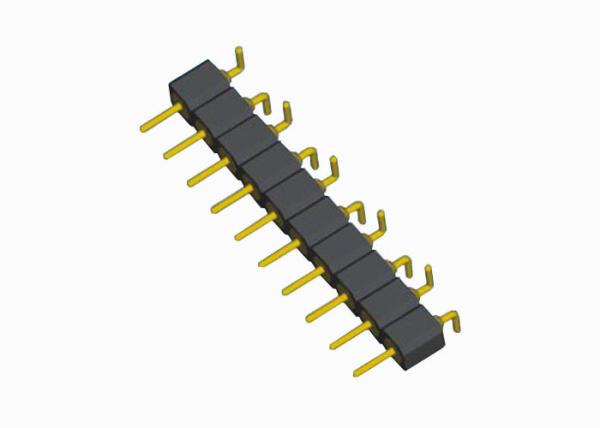 2.54mm Pin Header Single Row Male fêmea redondo e tipo fêmea de SMT dos encabeçamentos
