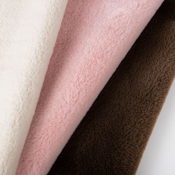 Трикота трикотажная полиэстерная имитация ткань для волос кролика для зимней одежды шарф и пальто