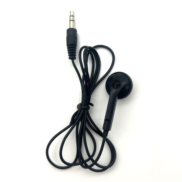 Competitive Airline Busline Disposable Earbud 3.5mm Wired Aviation Headset with PVC ABS Components and No Wireless Type