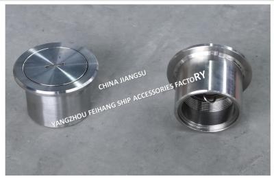 Sounding Tubes-Sounding Pipe Head With Stainless Steel Body And Stainless Steel Plug with square or rectangular holes