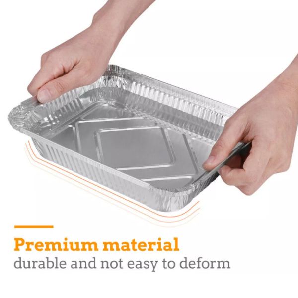 Половинка пекарни для торта Алюминиевые подносы 1 2 пекарни для торта одноразовые