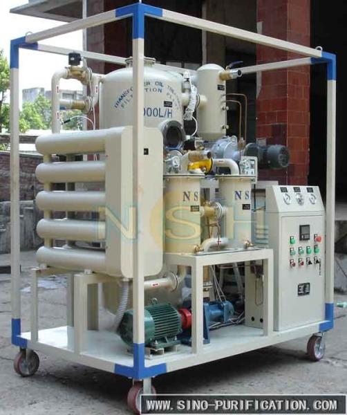 Tipo máquina da limpeza do purificador do reboque de óleo do vácuo alto/do óleo fábrica de tratamento do óleo