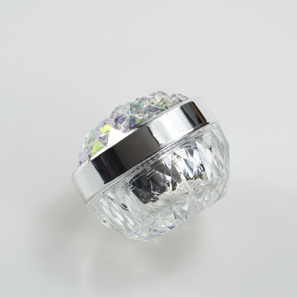 Style Luxury Empty 50g Acrylic Cosmetic Jar Shiny Cream Jar for SKIN CARE